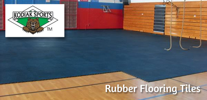 Kodiak Sports Rubber Flooring Tiles