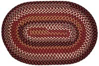Oval Braided Area Rugs